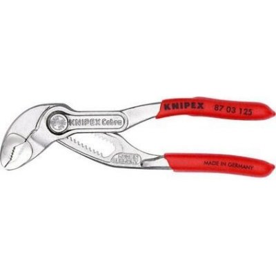 Knipex Kleště instalatérské Cobra 125mm, max.rozev. čelistí 25mm 87-03-125 - KN87-03-125 – Zboží Mobilmania