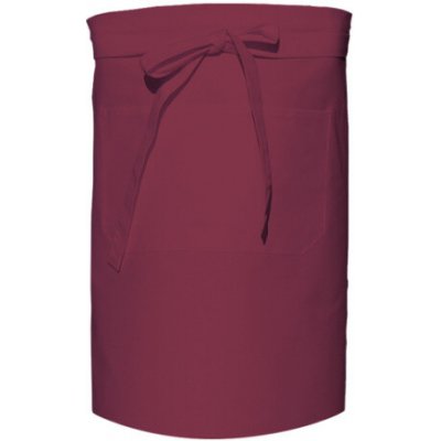 Link Kitchen Wear Pekařská zástěra s kapsou X964T Bordeaux 90x50cm – Hledejceny.cz