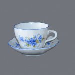Český porcelán Dubí Šálek a podšálek B+B 320g POMNĚNKY 210 ml – Hledejceny.cz