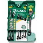 Sata Tools Očkoploché ráčnové klíče X6 8 ÷ 17 mm černé Sada 7 dílů ST47530 – Hledejceny.cz