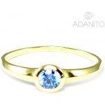 Adanito BRR226 087GLB Zlatý s modrým zirkonem – Sleviste.cz