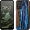 Pouzdro a kryt na mobilní telefon Xiaomi Pouzdro kwmobile Dřevěné Xiaomi Redmi Note 11 Pro / Note 11 Pro 5G modré