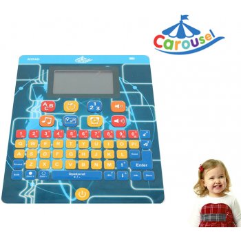 Carousel vzdělávací mluvící pad tablet laptop Junior CZ