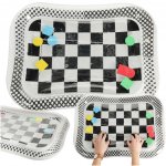 KIK KX6473 nafukovací podložka pro batolata černobílá 2 – Zboží Dáma