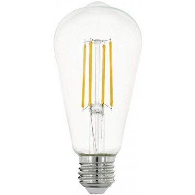 Eglo LED filamentová žárovka , E27, ST64, 7W, 806lm, 2700K, teplá bílá – Zbozi.Blesk.cz