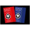 Hrací karty - poker Piatnik Poker 100% plastové karty Speciál, velký index červené