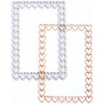 Mundartr stempel Vyřezávací šablona srdíčkový rámeček obdelník – Hledejceny.cz