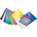 LEITZ Desky s gumičkou Wow Jumbo, černá, 30 mm, PP, A4 – Hledejceny.cz