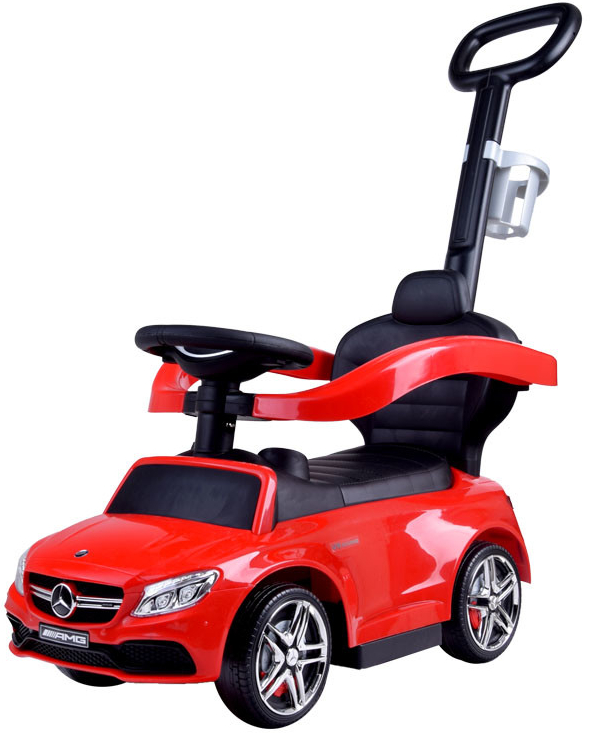 HračkyZaDobréKačky Mercedes-Benz s vodící tyčí červené