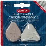 Derwent, 2301964, Shaped eraser, sada dvou tvarovaných pryží, 2 ks – Zboží Dáma
