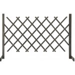 Nabytek XL Zahradní trelážový plot šedý 120 x 90 cm masivní jedle – Zboží Mobilmania