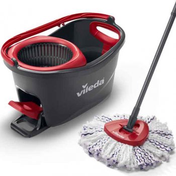 Vileda Kbelík a provázkový mop mikrovlákno 3v1 wring 22 cm