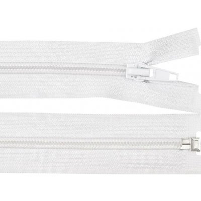 Pro Háčkování Spirálový zip No 5 dělitelný 60 cm bílý – Hledejceny.cz