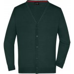 James & Nicholson pánský bavlněný svetr JN661 lesní zelená – Zboží Mobilmania