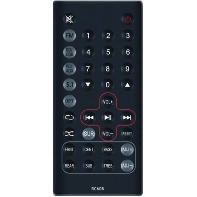 Dálkový ovladač General EDIFIER RC60B, RC30F, C2XB, C6XD – Zboží Živě