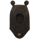 MIKK-LINE Merino kukla dětská s oušky hnědá – Sleviste.cz