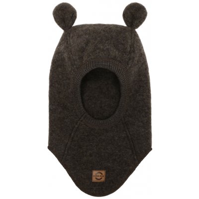 MIKK-LINE Merino kukla dětská s oušky hnědá – Sleviste.cz