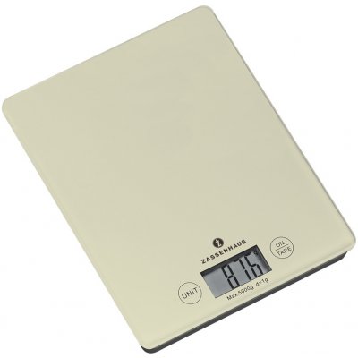 Zassenhaus BALANCE Digitální kuchyňská váha do 5 kg krémová – Zboží Dáma