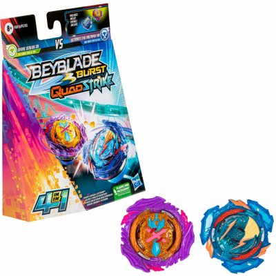 Beyblade Burst Quad Strike Evo Valtryek V8 a Divine Xcalius X8 2 – Sleviste.cz