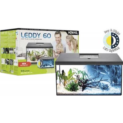 Aquael Leddy 60 akvarijní set černý 54 l – Zboží Dáma