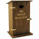 Pokladnička kadibudka Na malé radosti 11 x 10 x 18 5 cm – Zboží Dáma Pokladnička kadibudka Na malé radosti 11 x 10 x 18 5 cm – Zboží Dáma
