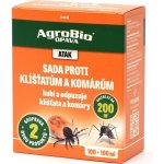 AgroBio Atak Sada proti klíšťatům a komárům 2 x 100 ml – Zboží Dáma