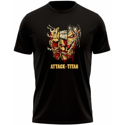 Attack on Titan tričko Inteligent Titans černé