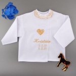 Krstová košilka chlapecká Plné srdce – Zboží Dáma