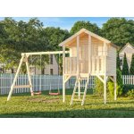 Palmako Dětský domek TOBY 2,1 m² set s houpačkou – Zboží Dáma