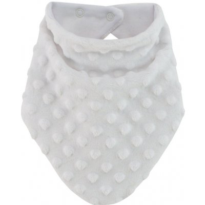 Esito Šátek na krk Minky podšitý bavlnou bílá – Zboží Dáma