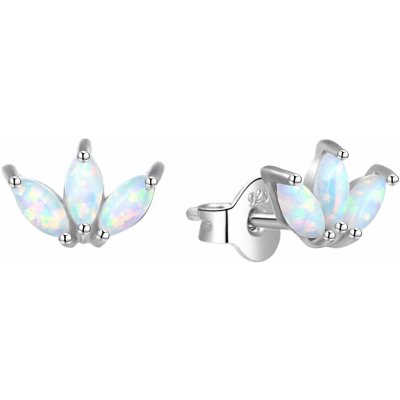 Agato Okouzlující stříbrné náušnice se syntetickým opálem AGT-E205PO – Sleviste.cz