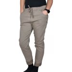 Made in ITALY Dámské kalhoty Side Button šedá – Zboží Dáma