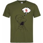 tričko Homer Dream Of Duff The Simpsons Khaki – Zboží Dáma