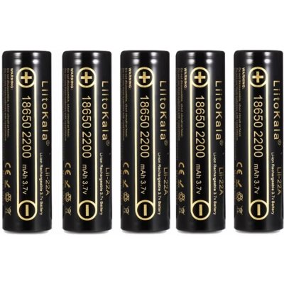 LiitoKala 18650 2200 mAh 5 ks – Zboží Živě