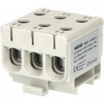 Pollmann Elektrotechnik 1006647 Svorka univerzální UK 50/3x1 A, 160A, 3pól., AL/CU, krytá, šedá, na DIN 3-pólová – Zbozi.Blesk.cz