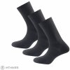 Devold DAILY LIGHT set ponožek 3 páry černá