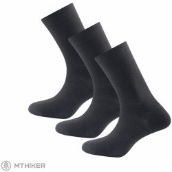 Devold DAILY LIGHT set ponožek 3 páry černá