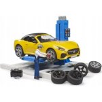 Bruder 62112 Autoservis, roadster a mechanik – Zboží Mobilmania