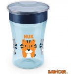 Nuk hrníček Magic 360° modrý tiger 230 ml – Zboží Dáma