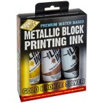 Essdee Premium Sada metalických barev na linoryt 3x100 ml – Zboží Dáma