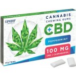 Euphoria Žvýkačky s CBD 100mg - peppermint 17 g – Zboží Dáma