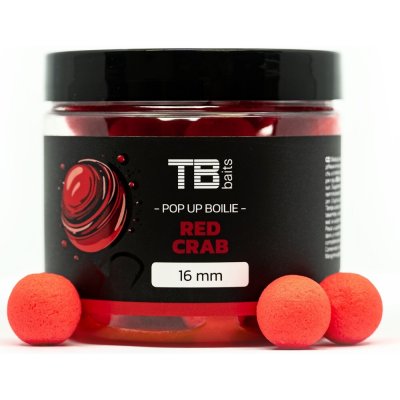 TB BAITS Plovoucí boilies Pop-Up Red Crab + NHDC 65 g 16 mm – Zboží Dáma