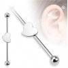 Piercing Šperky4U industrial piercing srdíčko ID01025-38