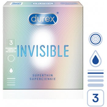 Durex Invisible 3 ks