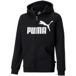 Puma mikina ESSENTIAL BIG LOGO FZ HOODIE Černá – Sleviste.cz