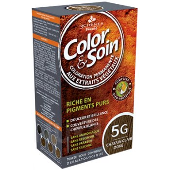 Color & Soin barva na vlasy 5G světle zlatá hnědá 135 ml