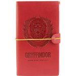 CurePink Cestovní a pracovní poznámkový blok Harry Potter Nebelvír 12 x 19,5 cm CTBV017 – Zboží Dáma