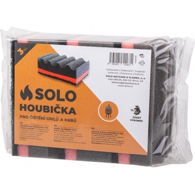 SOLO Sirkárna Solo BBQ houbičky pro čištění grilů, 3 ks – Zbozi.Blesk.cz