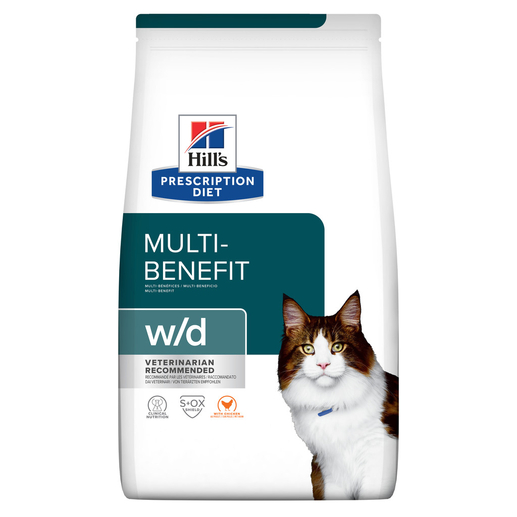 Hill's Prescription Diet w/d Udržení hmotnosti 3 x 3 kg