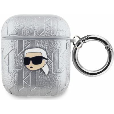 Karl Lagerfeld PU Embossed Karl Head Pouzdro pro AirPods 1/2 KLA2PGKIPS – Zboží Živě
